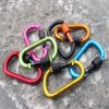 Aluminum D-Ring Locking Carabiner Light but Strong NOT for Climbing(Pack of 10)