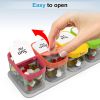 Extra Large Weekly Pill Organizer XL Daily Pill Box 7 Day Am Pm Jumbo Pill Case