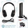 Wireless RF Headphones HiFi Over Ear Headsets RF Transmitter Receiver