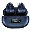 1pc Original Q80 Bone Conduction Clip Ear Type Noise Reduction Wireless Headset (white/black)