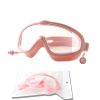 Outdoor swimming goggles earplugs 2 in 1 set kids anti fog UV