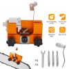 Chainsaw Chain Sharpening Jig Universal Chainsaw Sharpener Kit Hand Crank Chain Sharpener for Electric Saw for Lumberjack Garden Worker