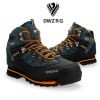 DWZRG Men Hiking Shoes Waterproof Leather Shoes Climbing & Fishing Shoes New Popular Outdoor Shoes Men High Top Winter Boots