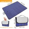 60" x 78" Waterproof Picnic Blanket Handy Mat with Strap Foldable Camping Rug